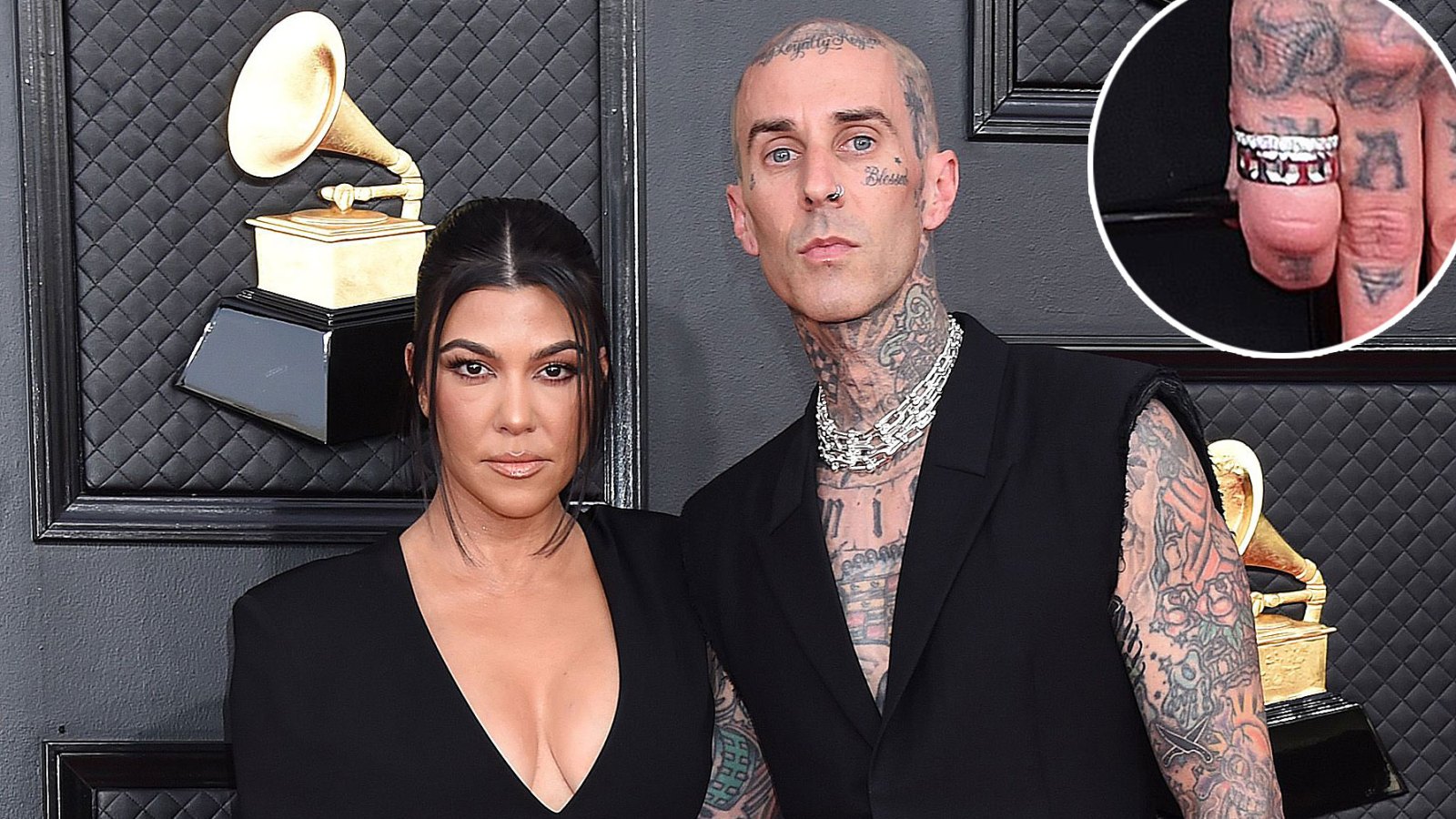 Travis Barker Wore A Wedding Ring to the Grammys But Not Where Youd Expect It