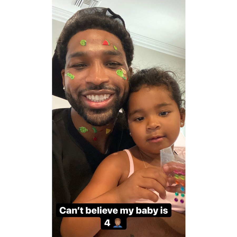 Tristan Thompson Shares Sweet Throwback Photos for Daughter True's 4th Birthday