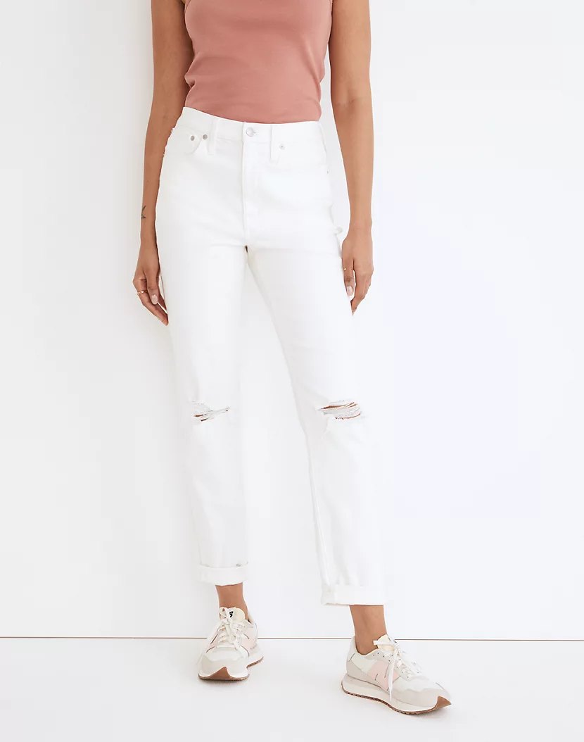 Madewell white jeans