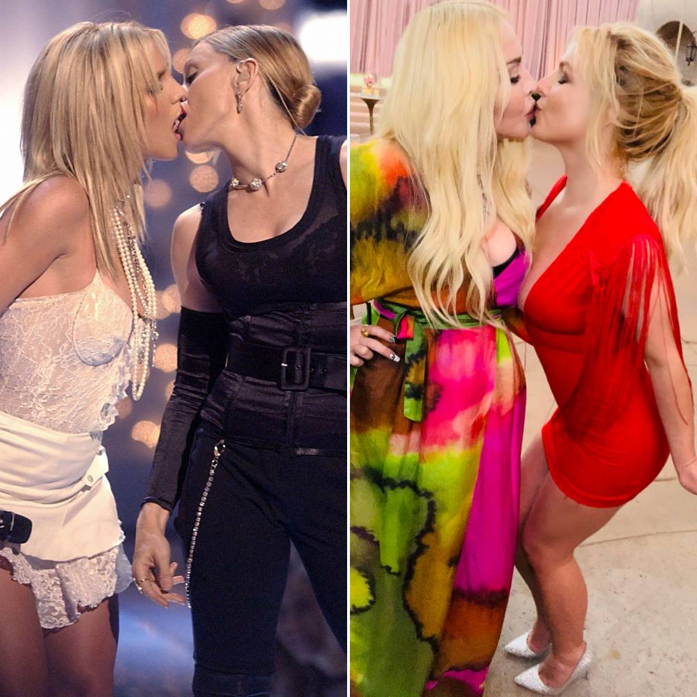 Britney Spears and Madonna Recreate MTV VMAs Kiss 19 Years Later at Wedding