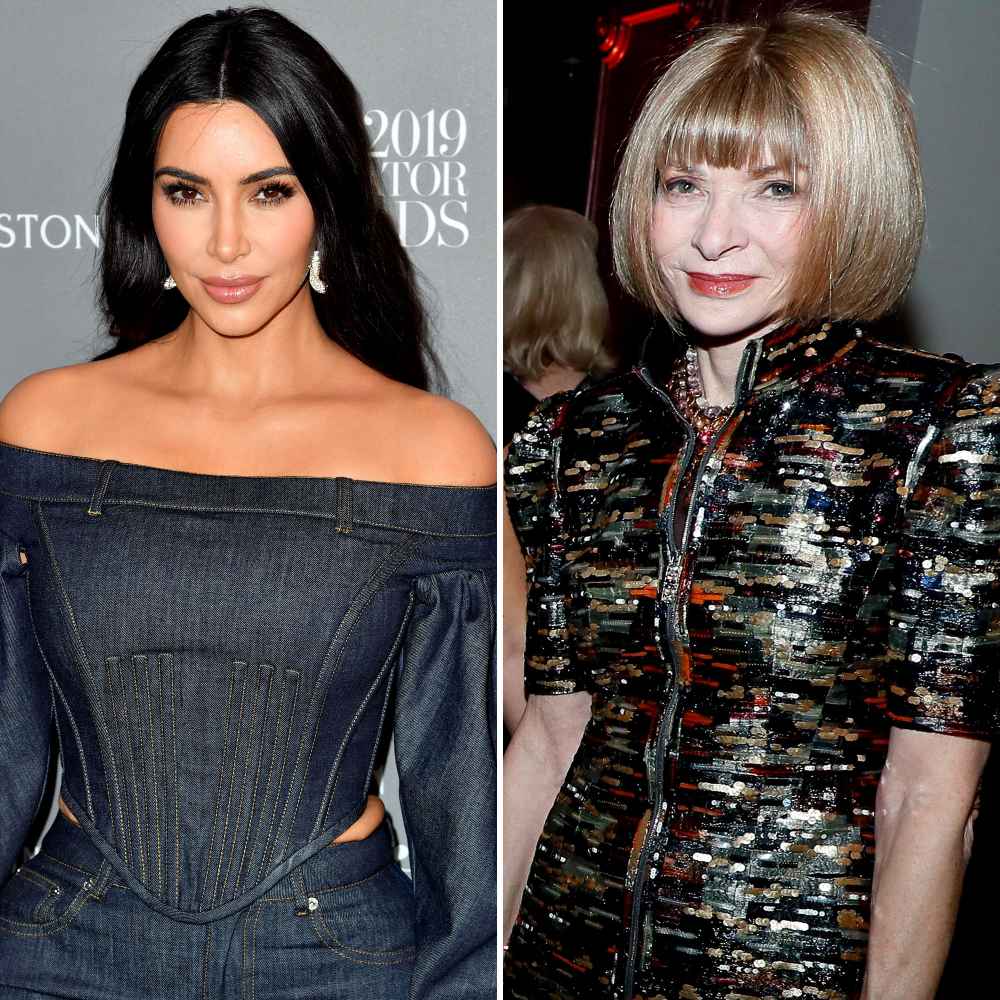 Kim Kardashian and Anna Wintour Show Off Their Matching Hairstyles: 'Bobbsey Twins'