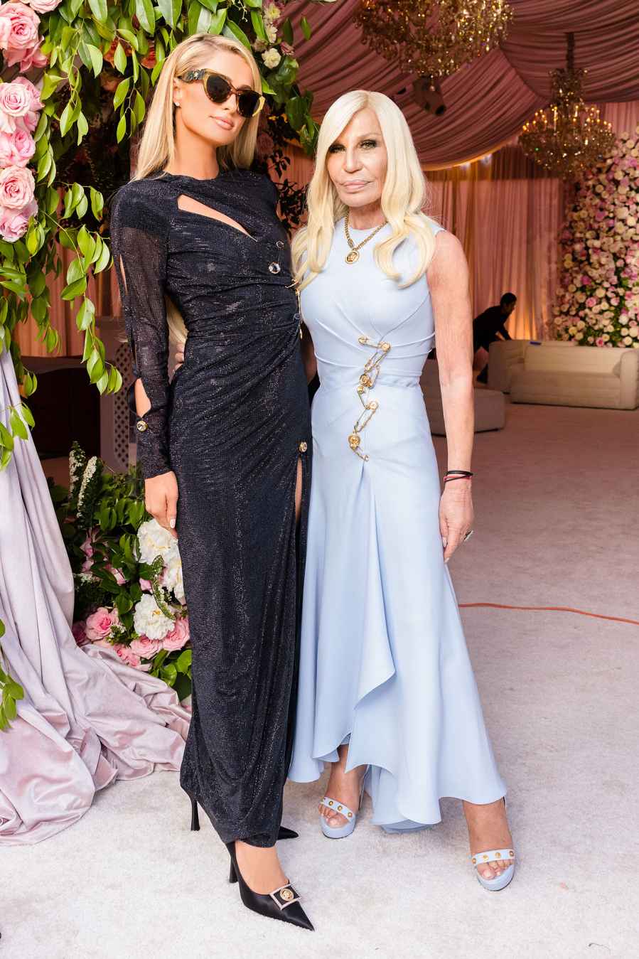 Paris Hilton and Donatella Versace Inside Britney Spears Sam Asghari Intimate Wedding