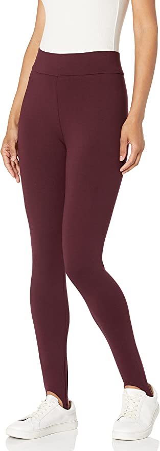 Lark & Ro Women's Ponte Stirrup Legging