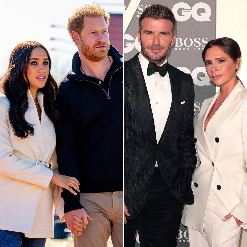 Prince Harry and Meghan Markle Accused David and Victoria Beckham of Leaking Stories to Press, New Book Claims: Revelations