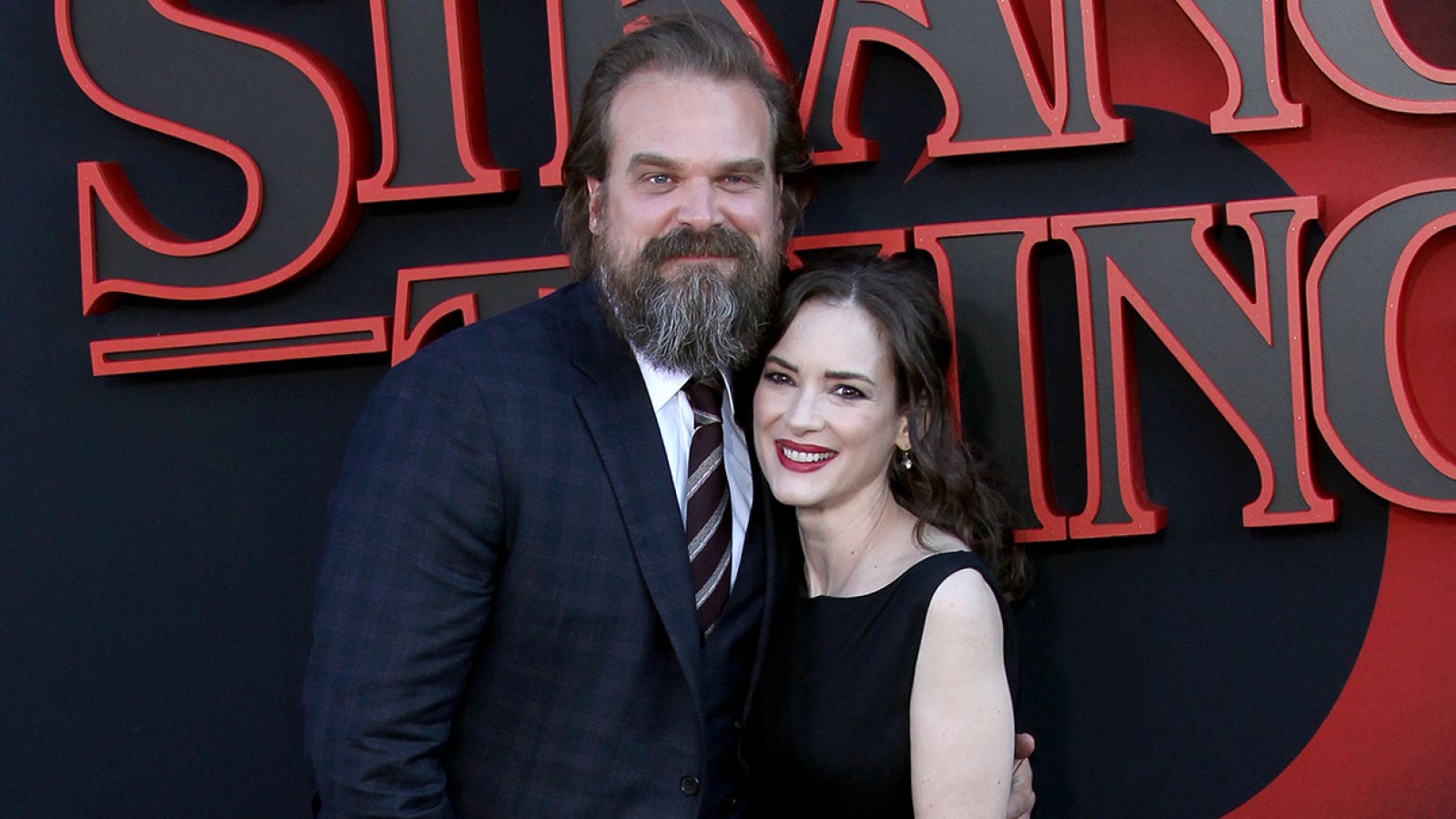 Winona Ryder and David Harbour's 'Stranger Things' Kiss Was Unscripted