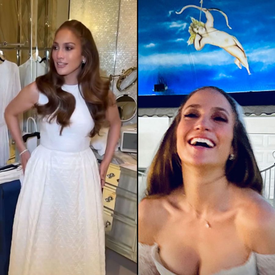 The Two Wedding Dresses Jennifer Lopez and Ben Affleck Intimate Las Vegas Wedding