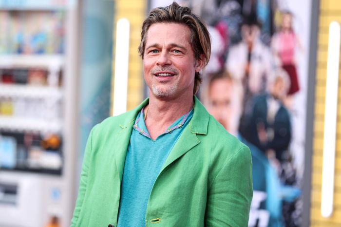 Brad Pitt Nearly Strips Down in Front of ‘Bullet Train’ Costars