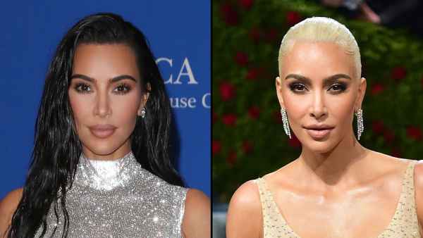Kim Kardashian Celebrities Who Have Traded Their Brunette Hair for Blonde