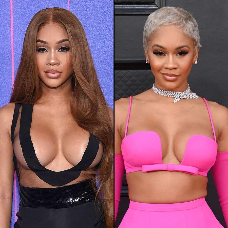 Saweetie Celebrities Who Have Traded Their Brunette Hair for Blonde
