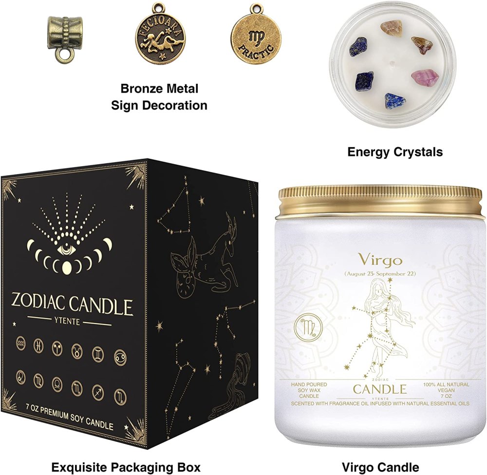 YTENTE Zodiac Sign Candles