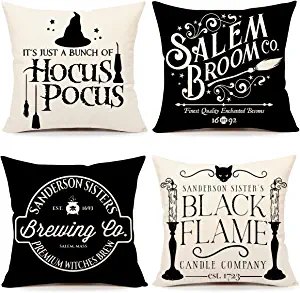 4TH Emotion Halloween Decor Pillow Covers