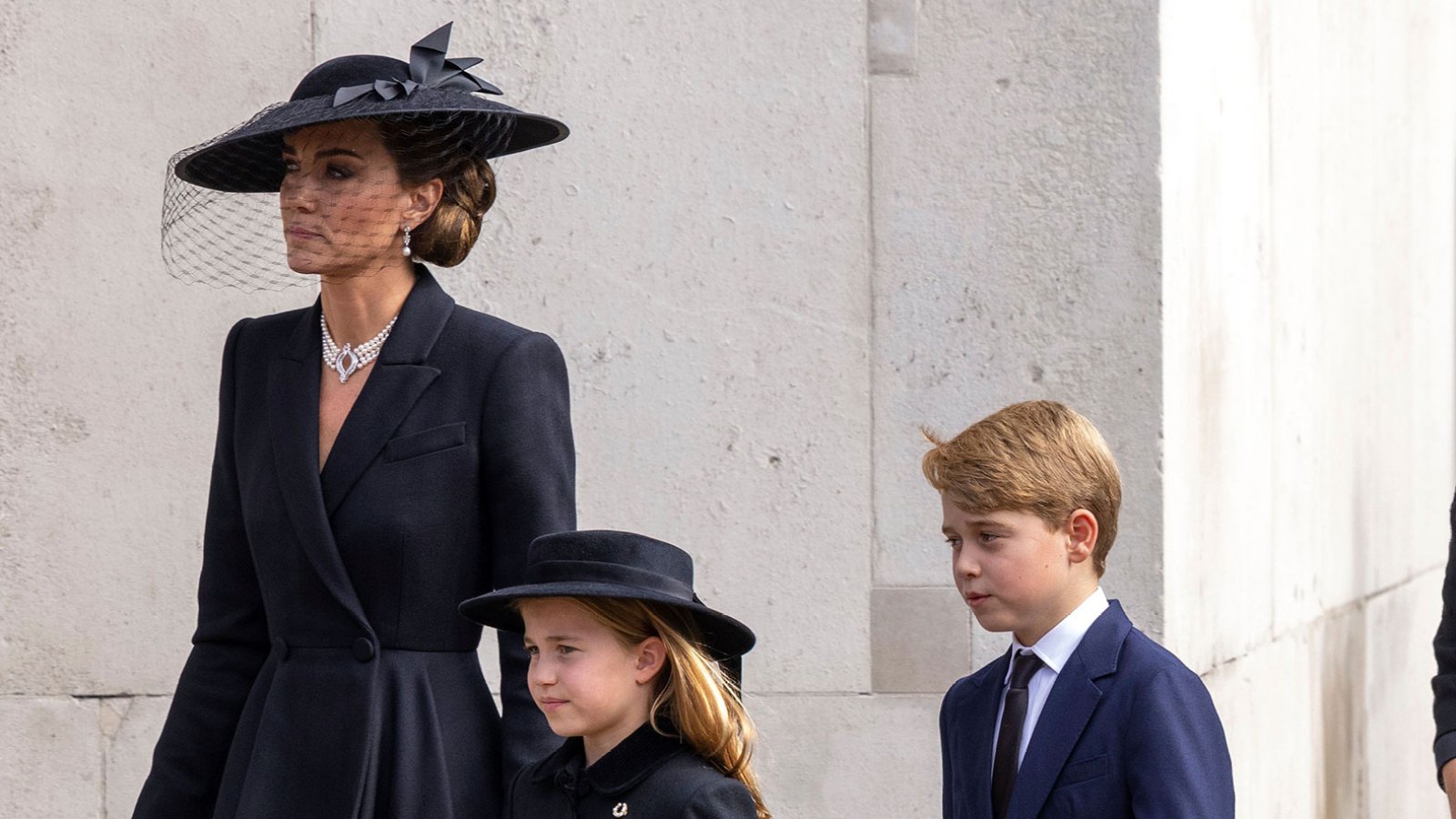 Princess Kate Reminds Prince George and Princess Charlotte to Curtsy After Queen Elizabeth II’s Funeral