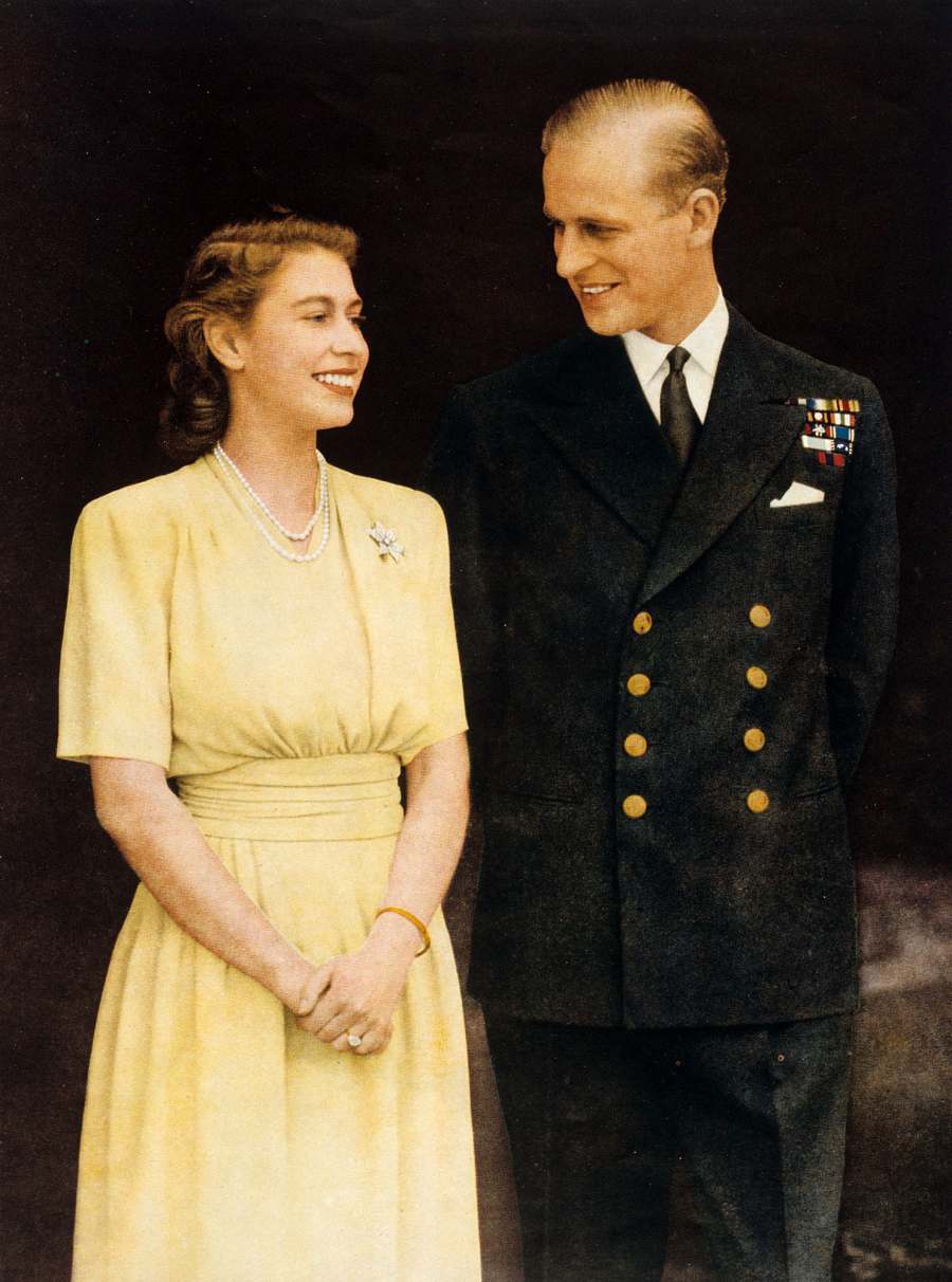 Queen Elizabeth II and Prince Philip circa 1950s