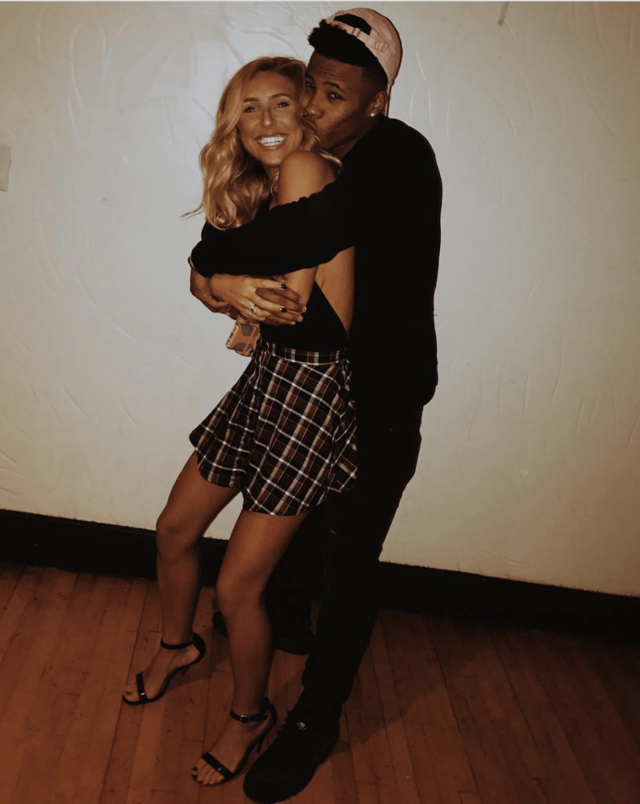 Saquon Barkley and girlfriend Anna Congdon