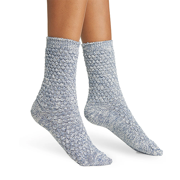 Hue Quilted Crew Boot Socks