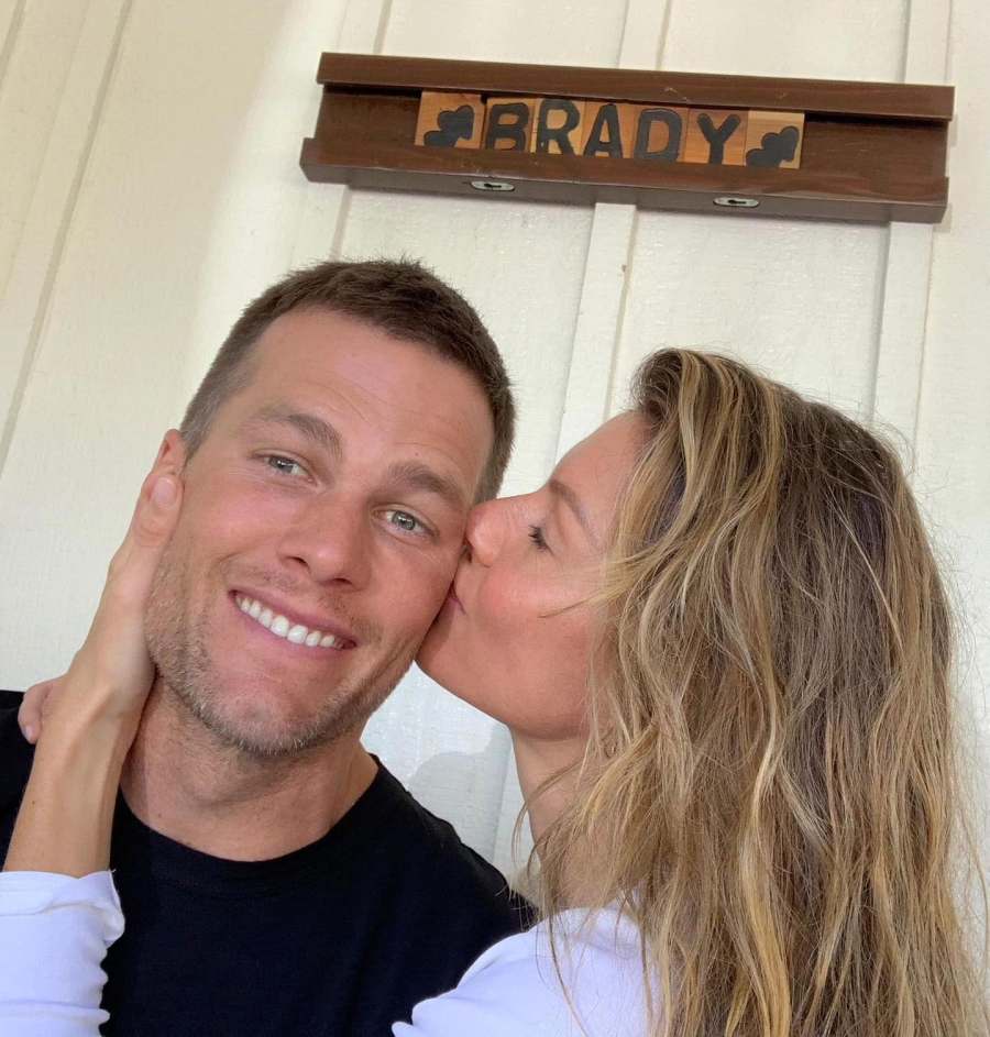 Smooches Gisele Bundchen Instagram Tom Brady and Gisele Bundchen Most Romantic Moments Ahead of Their Split