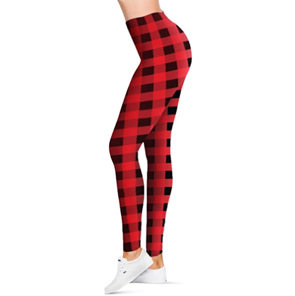 amazon-prime-day-holiday-clothing-plaid-leggings