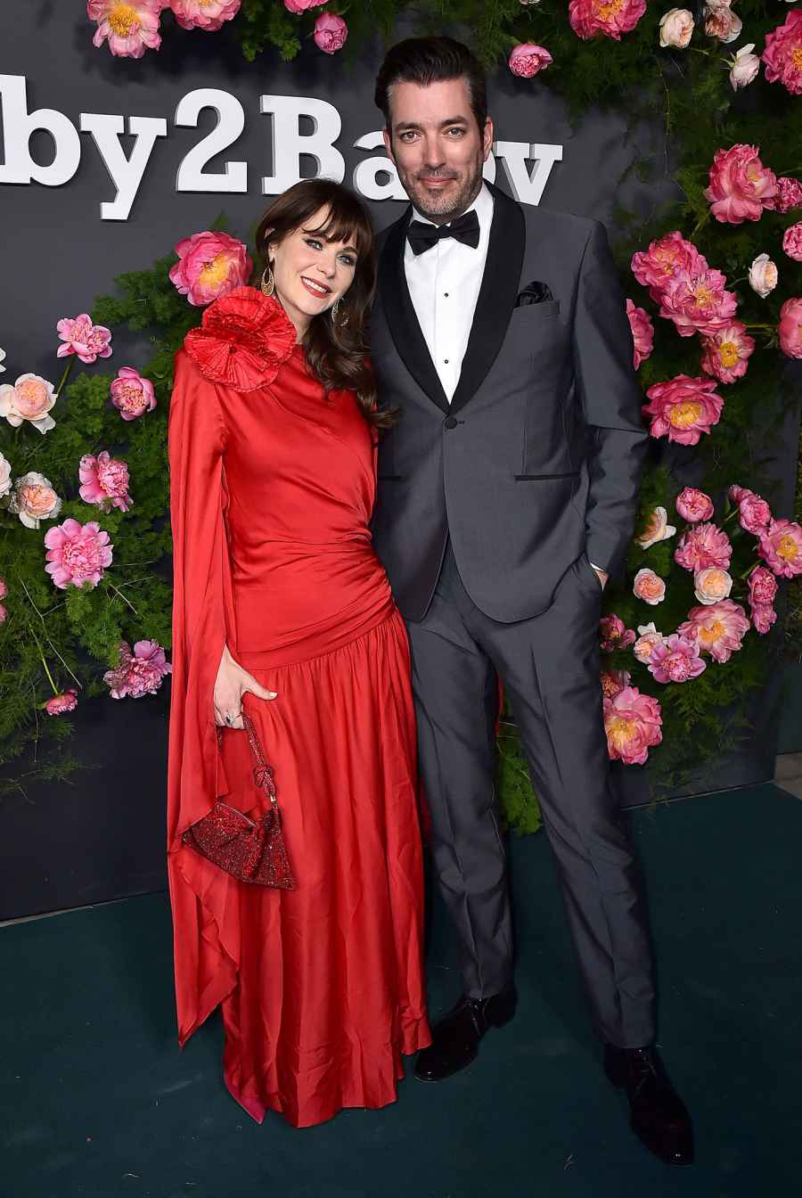 Jonathan Scott and Zooey Deschanel Relationship Timeline November 2022 Baby2Baby Gala