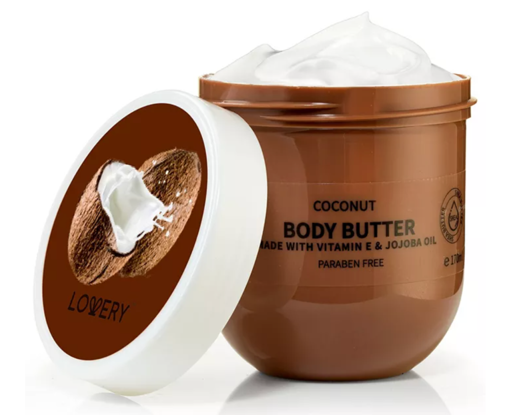 Loverly Coconut Scented Whipped Body Butter