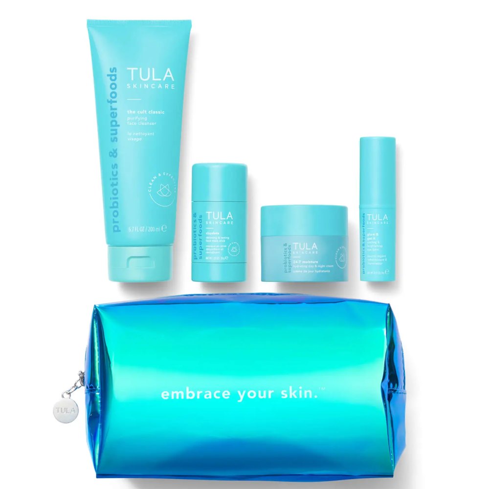 Tula skincare set