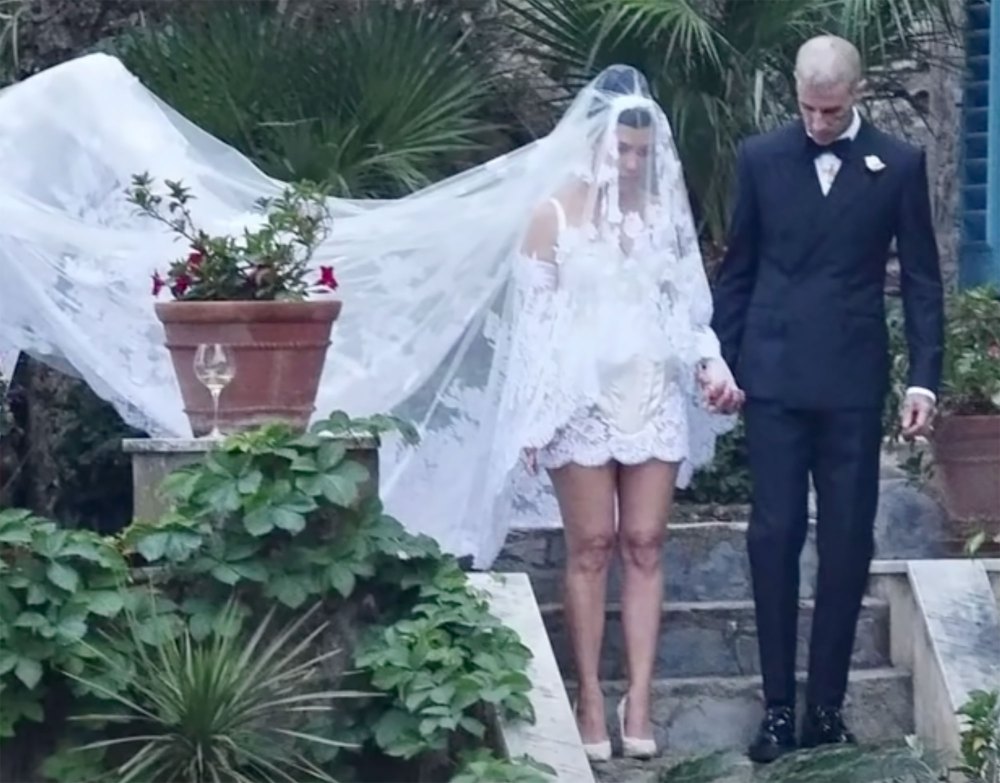 Khloe Says She Didn't Like Kourt's Wedding Dress wedding veil