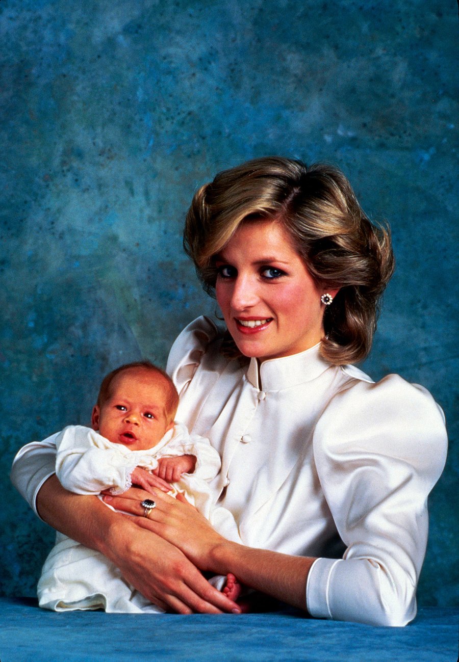 Prince Harry and Father King Charles III's Ups and Downs Through the Years- A Timeline - 262 PRINCESS DIANA WITH PRINCE WILLIAM - 1984