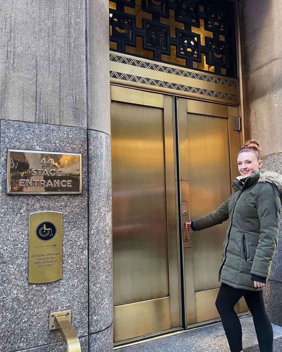 Rockettes stage entrance