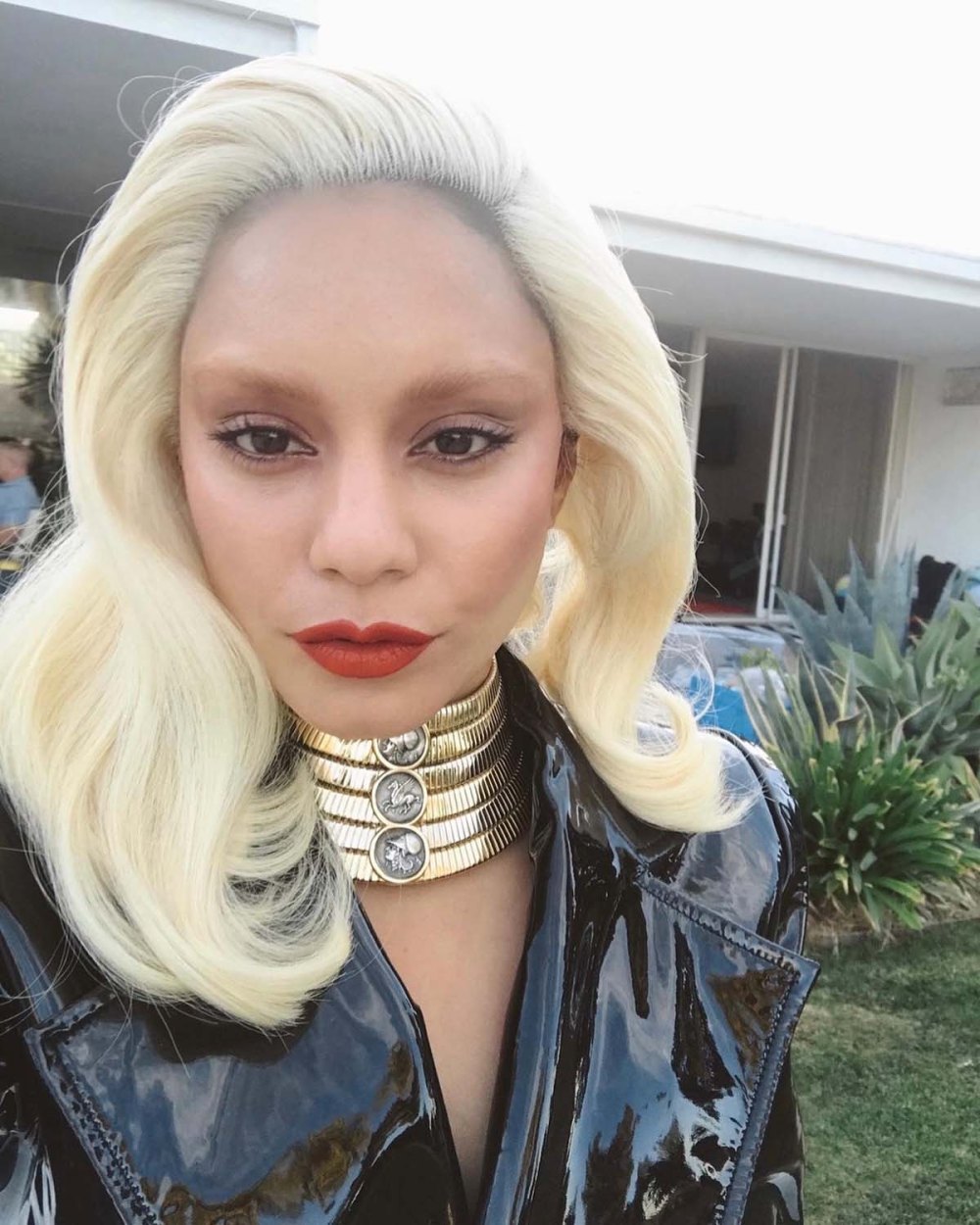 Vanessa Hudgens Transforms into Lady Gaga