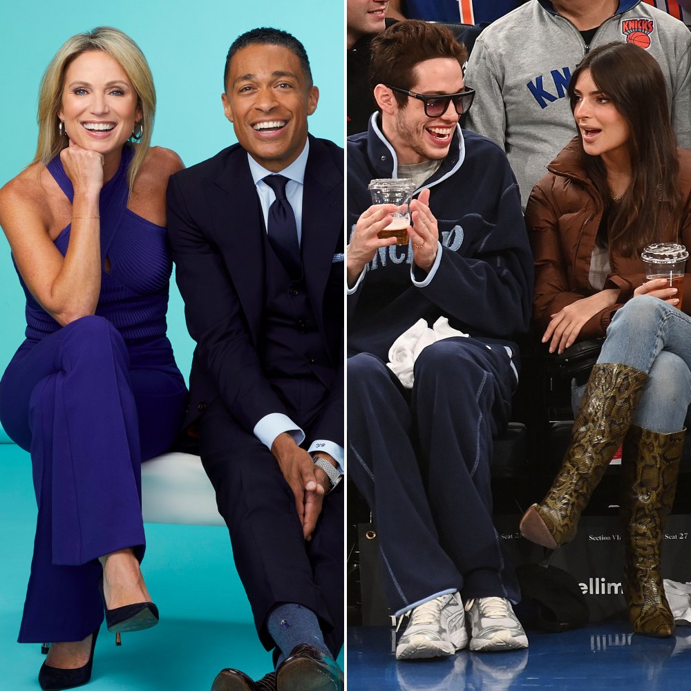 The Most Surprising Hookups of 2022: Amy Robach and T.J. Holmes, Pete Davidson and Emily Ratajkowski and More