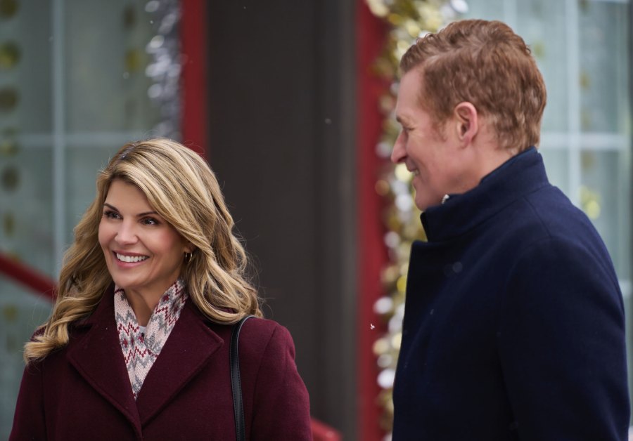 Everything to Know About Lori Loughlin’s ‘Fall Into Winter’ Movie: Details About Her 1st Great American Family Film maroon coat