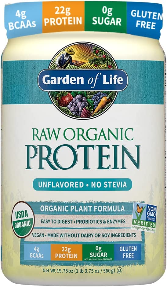 Garden of Life Raw Organic Protein Unflavored Powder