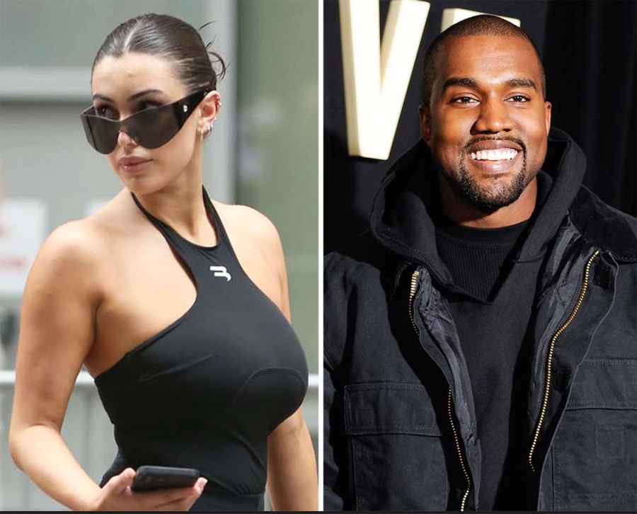 Kanye West and Bianca Censori's Relationship Timeline: From Coworkers to Romance sunglasses
