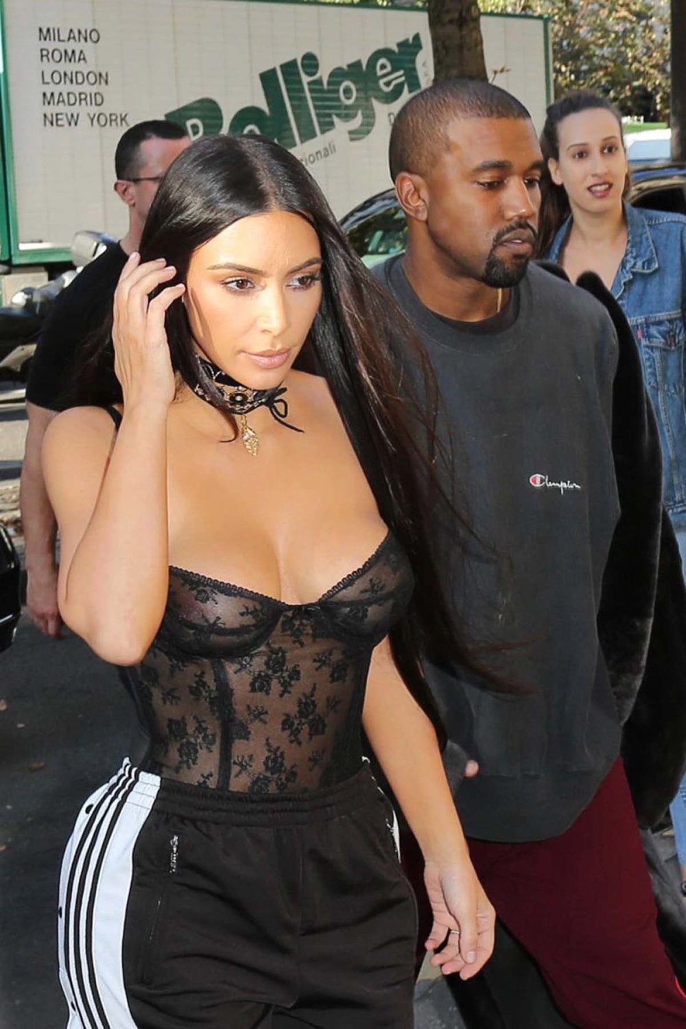 Kim Refuses to Discuss Kanye's Alleged Battery Case in Front of Their Kids