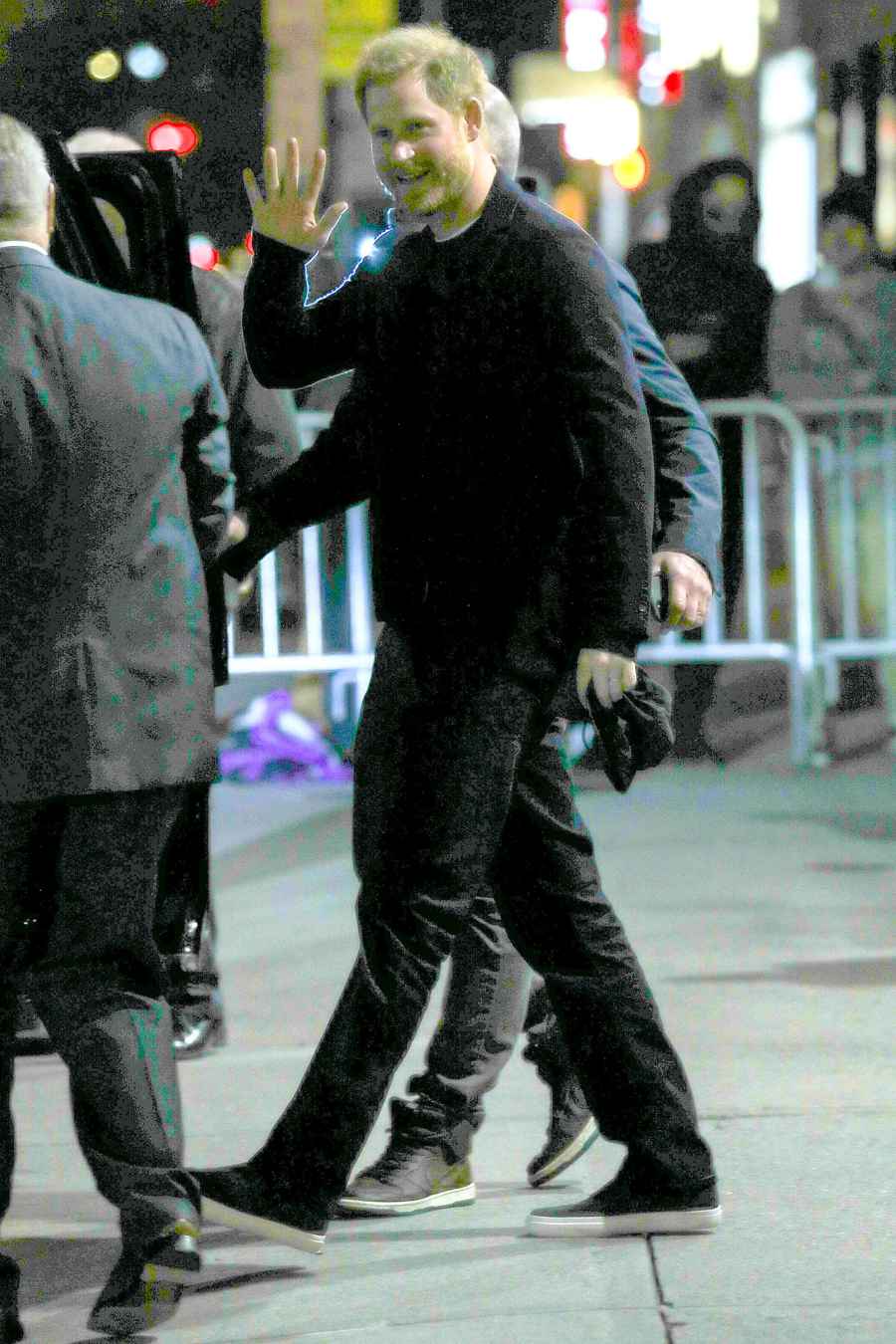 Prince Harry Is All Smiles While Leaving The Late Show With Stephen Colbert Taping 10