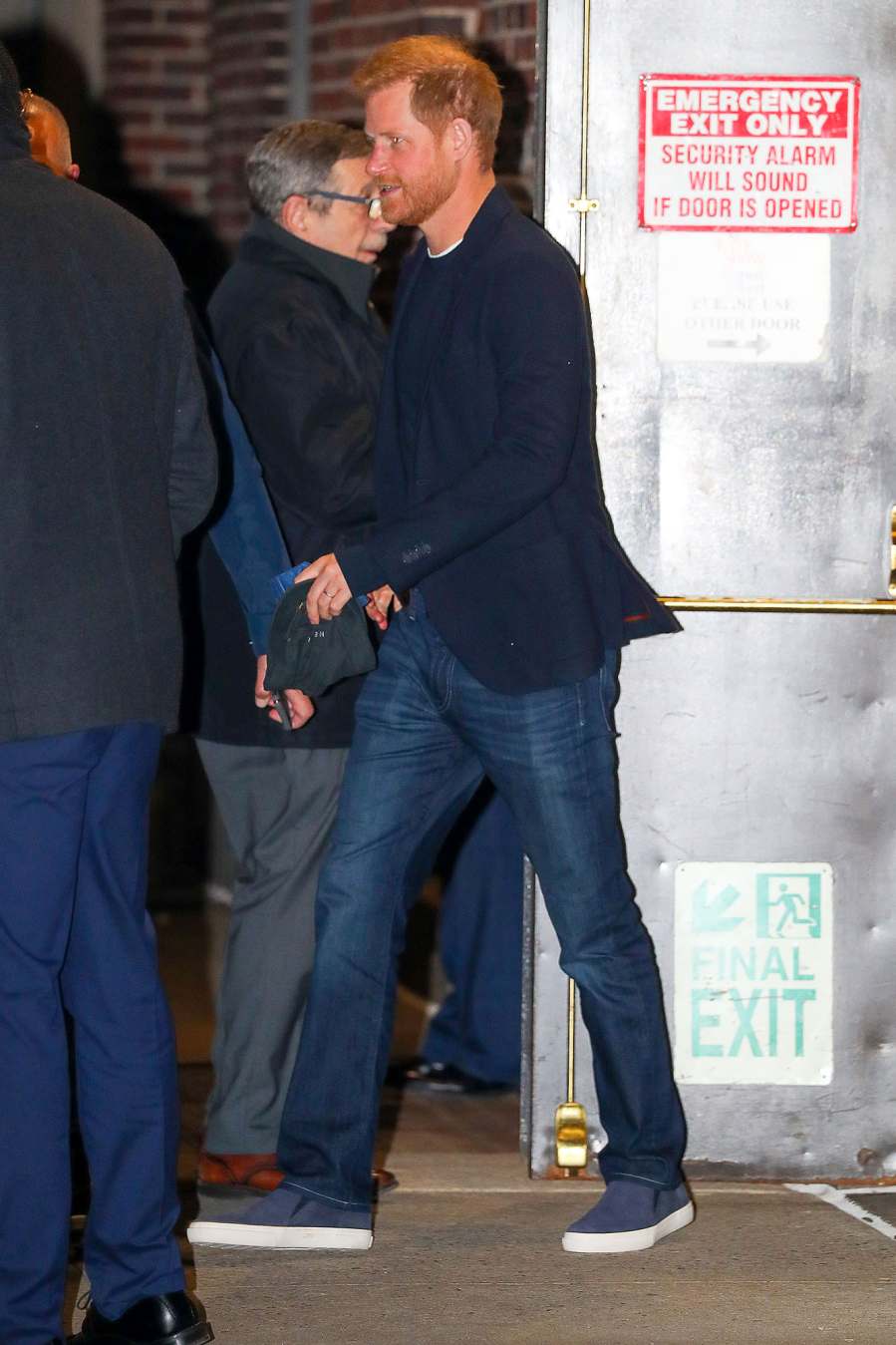 Prince Harry Is All Smiles While Leaving The Late Show With Stephen Colbert Taping 2