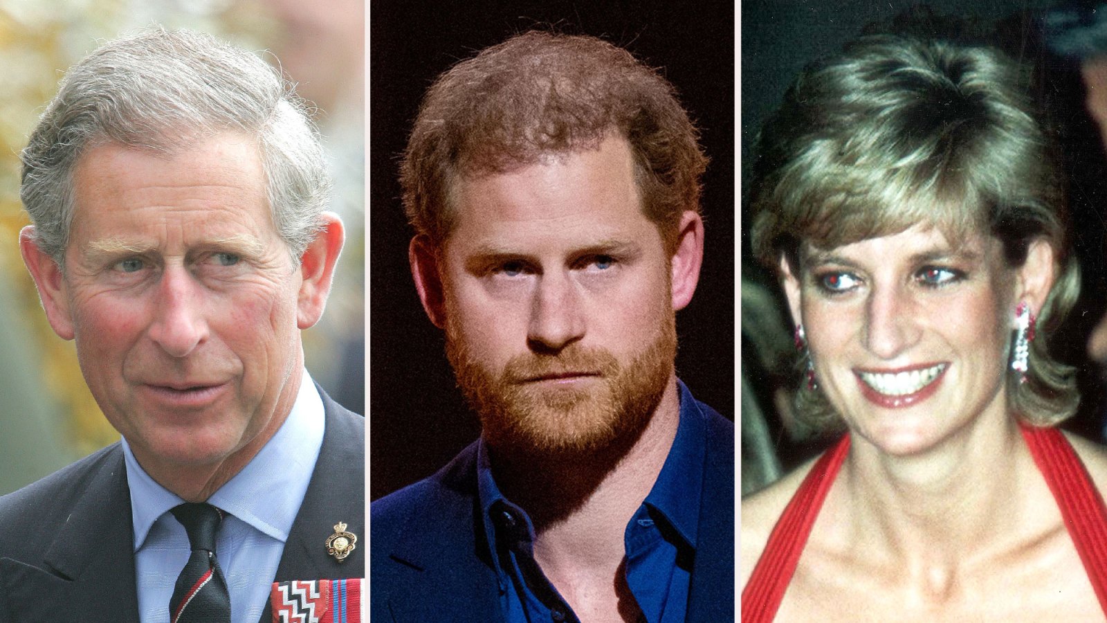 Prince Harry: King Charles told Princess Diana His 'Work Is Done' After She Gave Birth to a 'Spare' red dress