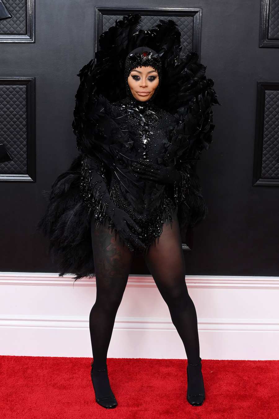 Blac Chyna Red Carpet Arrive Arrival Grammys 2023