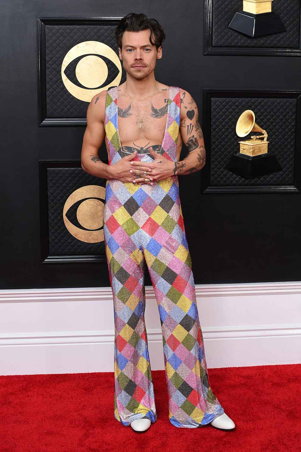 Harry Styles Attends 2023 Grammy Awards After Olivia Wilde Split -426