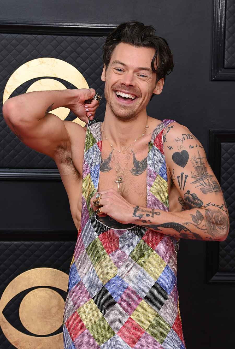 Harry Styles Attends 2023 Grammy Awards After Olivia Wilde Split -427