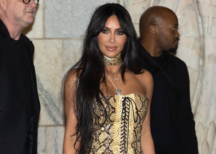 Kim Kardashian Struggles to Climb Stairs in Skintight Dolce & Gabbana Dress: 'Of Course'