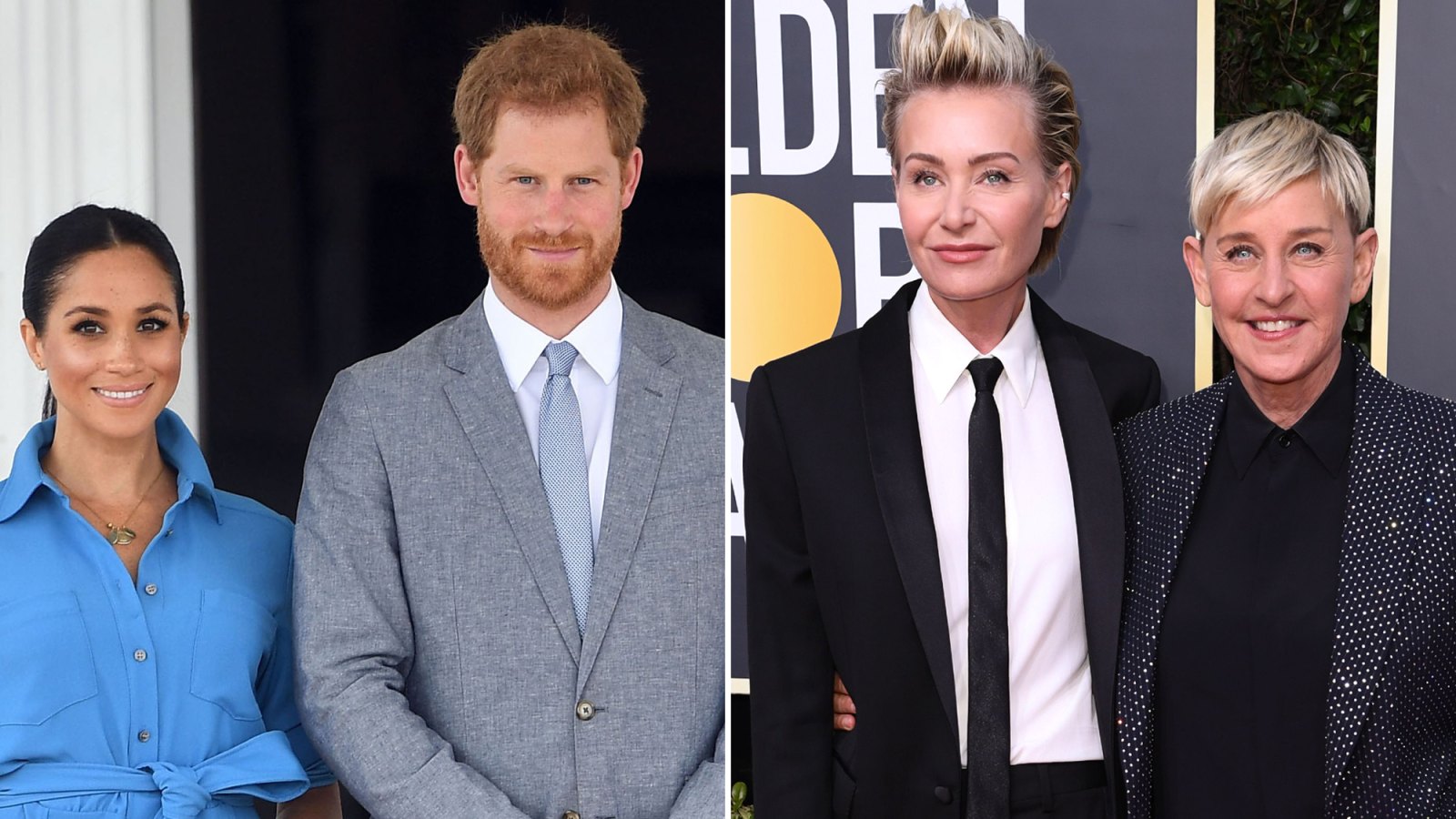 Prince Harry and Meghan Markle Attend Ellen DeGeneres and Portia de Rossi's Surprise Vow Renewal
