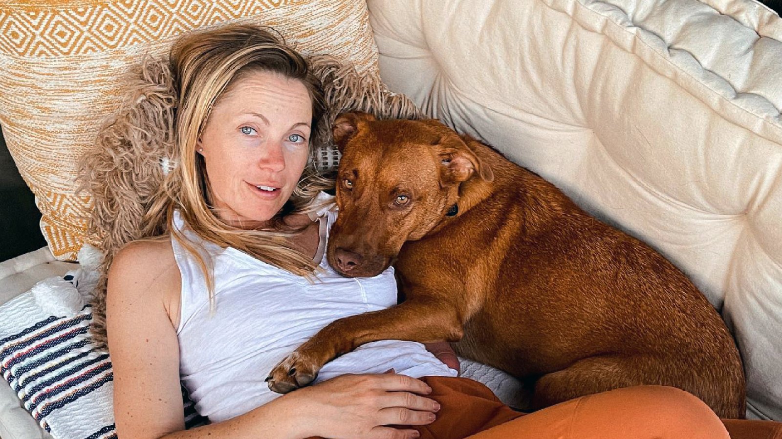 Sarah Herron's Dog Hasn’t ‘Left My Side’ Since Pregnancy Loss: 'Don't Know What I Would Do Without Him'