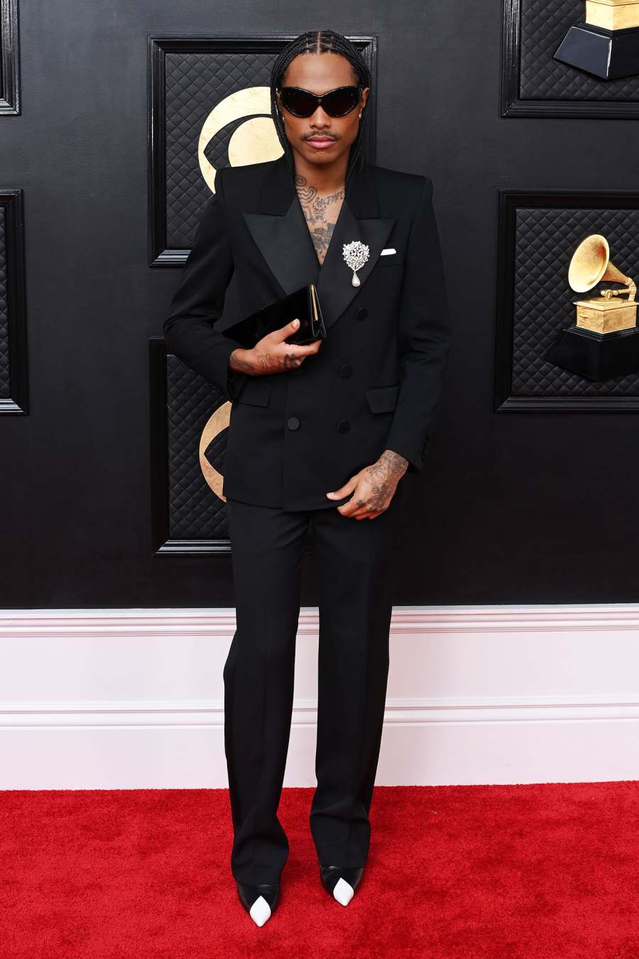 Steve Lacy Red Carpet Arrive Arrival Grammys 2023