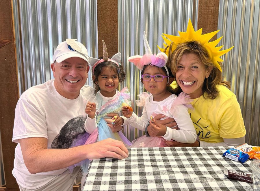 'Today' News Anchor Hoda Kotb's Family Album With Daughters and Loved Ones: Photos yellow t shirt