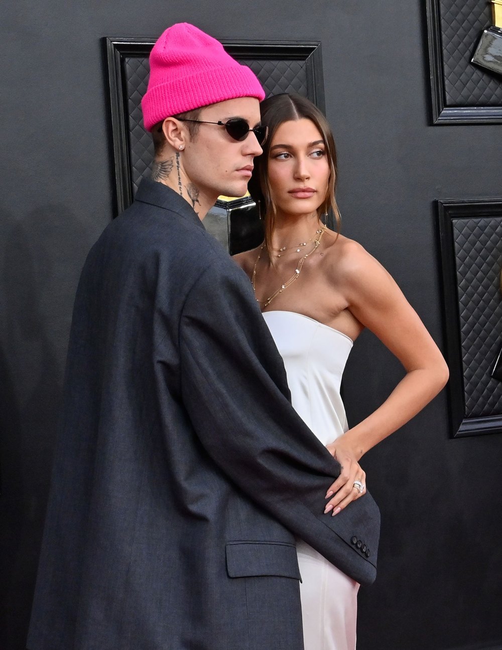 Justin Bieber Seemingly Cancels Remaining Justice World Tour Dates Amid Hailey Bieber's Drama With Selena Gomez pink hat