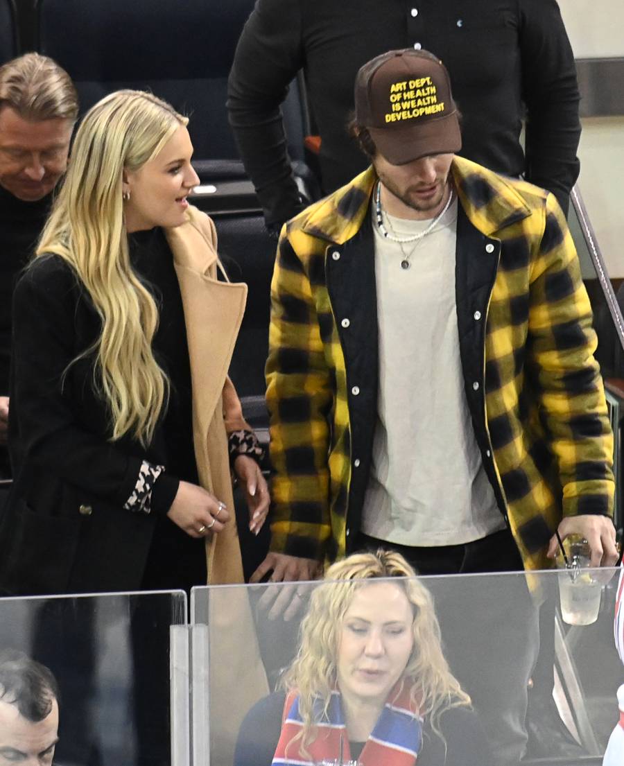 Kelsea Ballerini and Chase Stokes Spotted Packing on PDA at Rangers Game as He Hints at Supporting 'SNL' Debut