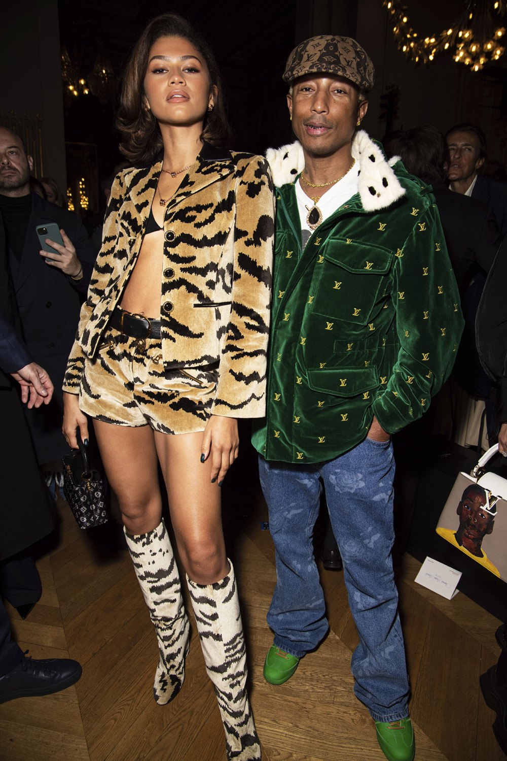 Zendaya at Louis Vuitton Show Pharrell williams
