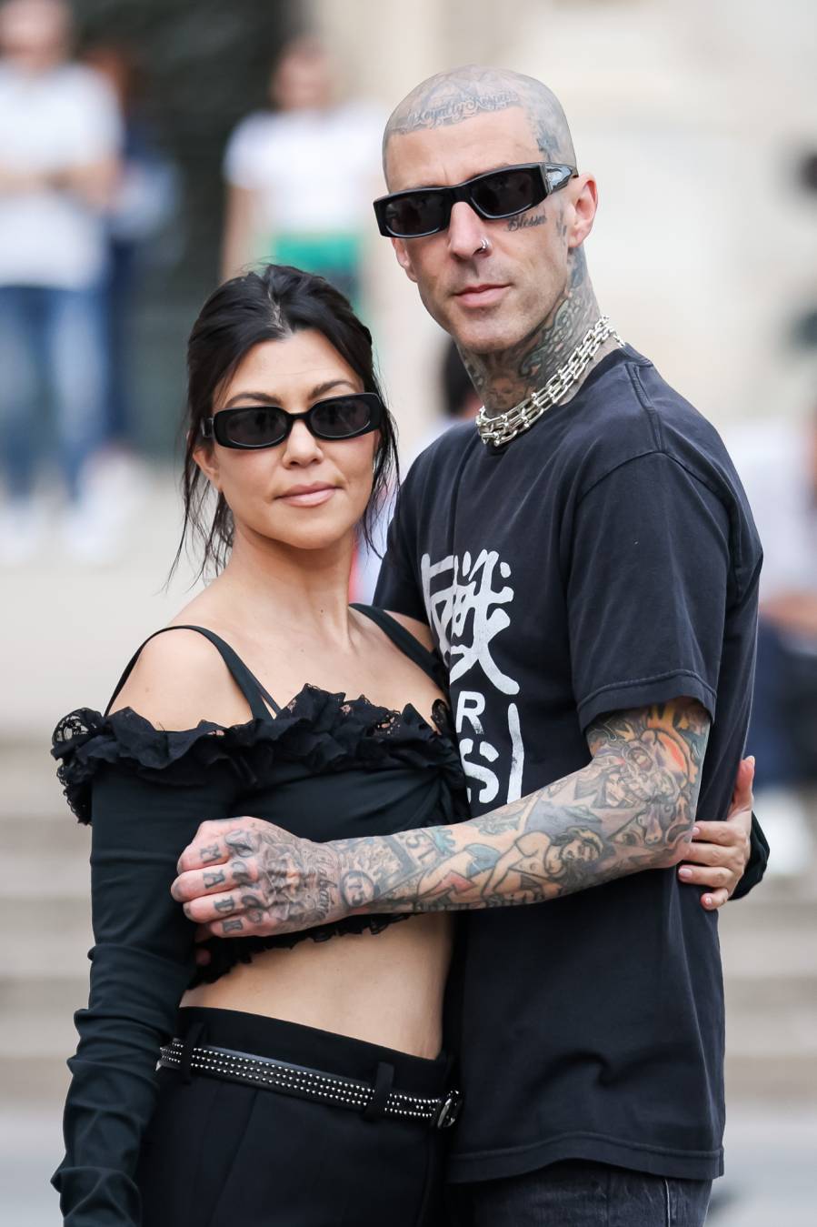 Travis Barker and Kourtney Kardashian Break Down Behind-the-Scenes Details From Their Italian Nuptials