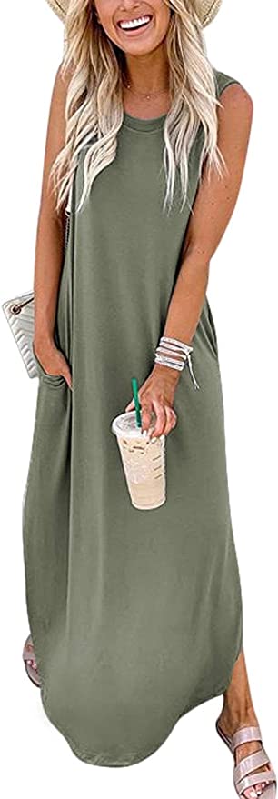 maxi dress with pockets