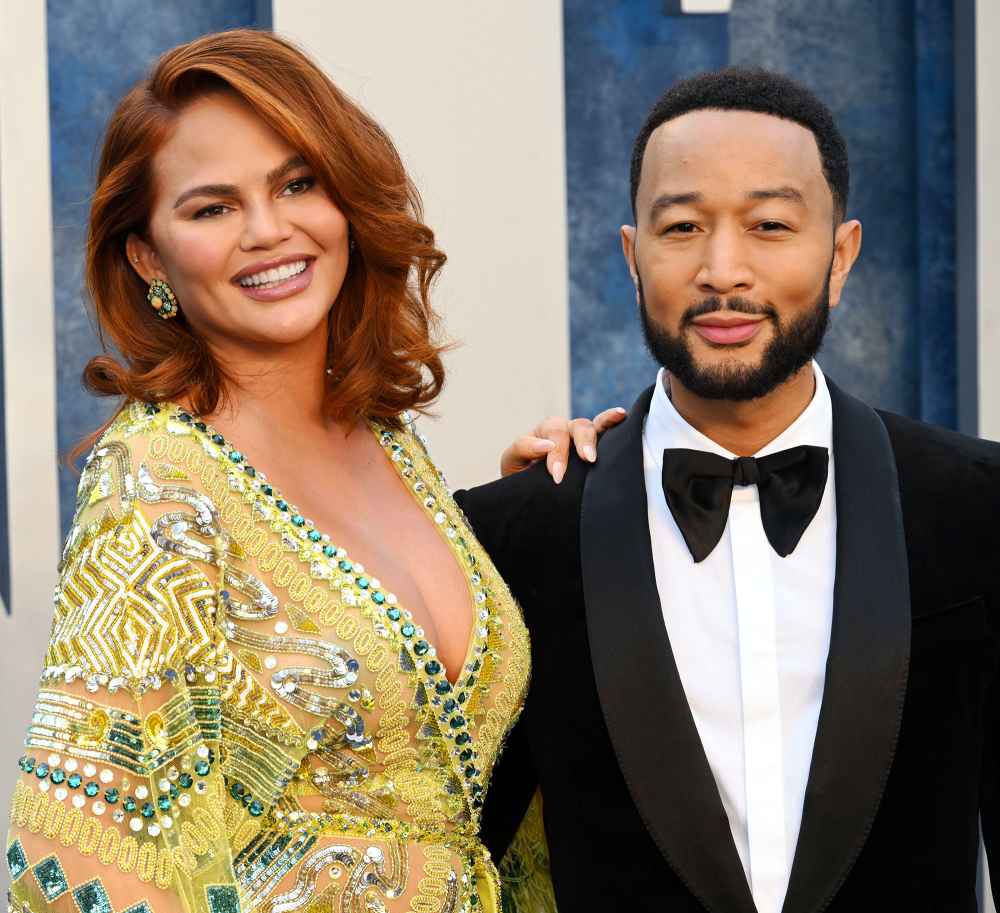 Chrissy Teigen Posts C-Section Photo While Slamming Surrogate Rumors John Legend Vanity Fair Oscar Party